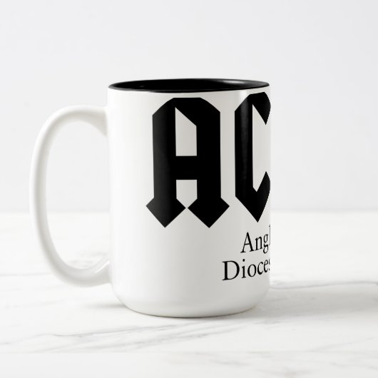 カフェインとのAC/DC ツートーンマグカップ (左)