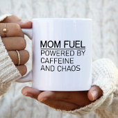 カフェインとカオスで動く母の燃料 コーヒーマグカップ