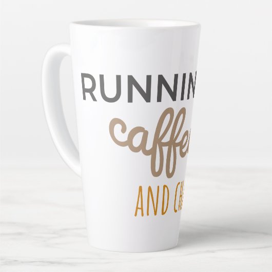 カフェインとカオスモード カフェラテマグ (左アングル)