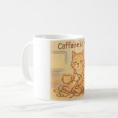 カフェインとカオス コーヒーマグ コーヒーマグカップ (正面左)