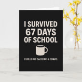 カフェインとカオス 面白い先生 生徒 6-7 ミーム カード (黄色い花)