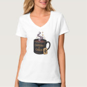 カフェインとカオス Tシャツ (正面)