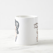 カフェインとコンクールなグラマラスレトロ コーヒーマグカップ (中央)