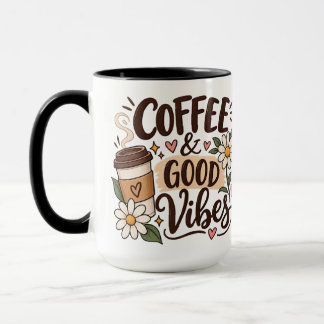 ☕🌸 カフェインとハッピーな気分を感じるフラワーマグカップ マグカップ