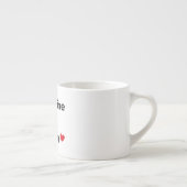 カフェインと優しさ コーヒー好き エスプレッソカップ (右)