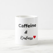 カフェインと優しさ コーヒー好き コーヒーマグカップ (中央)