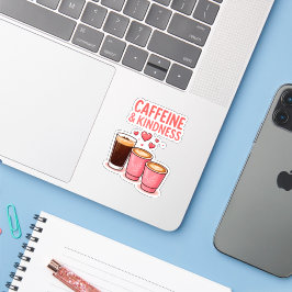 カフェインと優しさ ステッカー シール