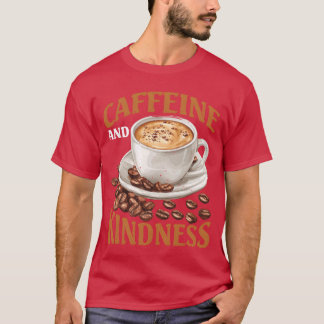 カフェインと優しさ ファミリー Tシャツ
