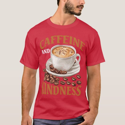 カフェインと優しさ ファミリー Tシャツ (正面)