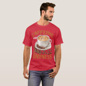 カフェインと優しさ ファミリー Tシャツ (正面フル)