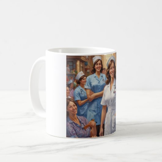 カフェインと思いやりの気持ち:すべてのDに最適なマグカップ コーヒーマグカップ (正面左)