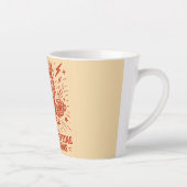 カフェインと感情の高揚 カフェラテマグ (右)