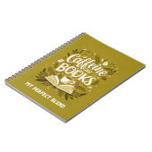 カフェインと本：私の完璧なブレンド，書道 ノートブック (左側)