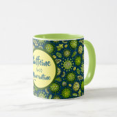 カフェインと検疫カートゥーンウイルス マグカップ (正面右)