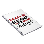 カフェインと犯罪番組に煽られる ノートブック (右側)