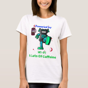 カフェインとWIFIで動く Tシャツ