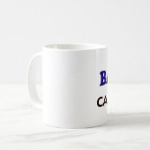 カフェインによって動力を与えられるベーコン コーヒーマグカップ (正面左)