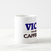 カフェインによって動力を与えられる教区牧師 コーヒーマグカップ (中央)