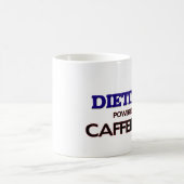 カフェインによって動力を与えられる栄養士 コーヒーマグカップ (中央)