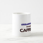 カフェインによって動力を与えられる耳咽喉学者 コーヒーマグカップ (中央)