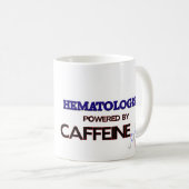 カフェインによって動力を与えられる血液学者 コーヒーマグカップ (正面右)