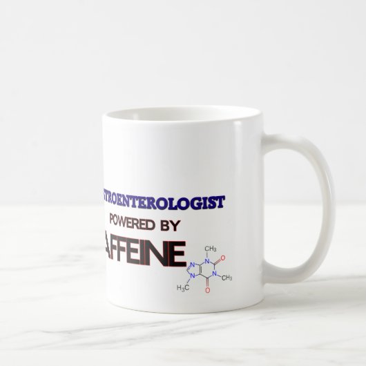 カフェインによって動力を与えられるGastroenterologist コーヒーマグカップ (右)