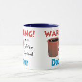 カフェインによって奪い取られる医者 マグカップ (中央)