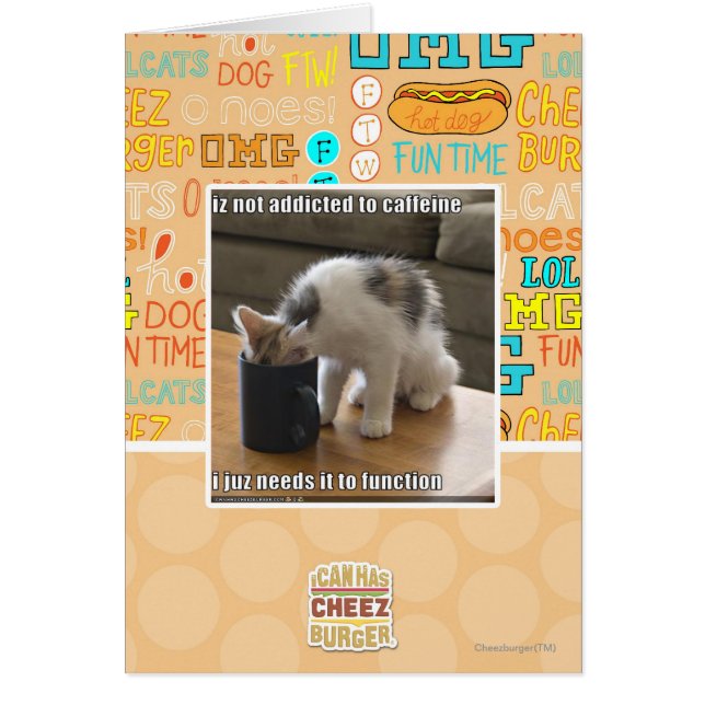 カフェインに熱中されません (正面)