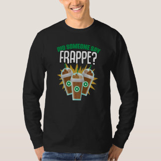 カフェインのためのフラペコーヒーハーモニー Tシャツ