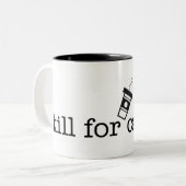 カフェインのための殺害 ツートーンマグカップ (正面左)