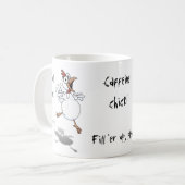 カフェインのひよこ! 「えー、いっぱいにして下さい! コーヒーマグカップ (正面左)