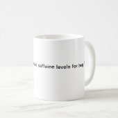 カフェインのコミットメント コーヒーマグカップ (正面右)