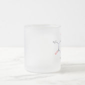 カフェインのコーヒーカップ! フロストグラスマグカップ (中央)