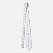 カフェインのタイ ネクタイ (裏面)