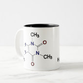 カフェインのマグ ツートーンマグカップ (正面左)