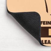 カフェインのローディング-待って下さい マウスパッド (コーナー)