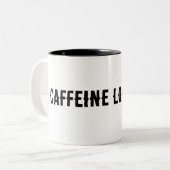 カフェインのロード… ツートーンマグカップ (正面左)