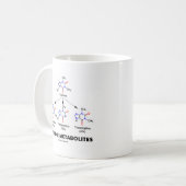 カフェインの代謝物質(カフェインの分子化学) コーヒーマグカップ (正面左)