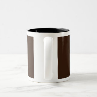 カフェインの分子構造のコーヒー・マグ ツートーンマグカップ