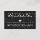 カフェインの分子構造 ロイヤリティカード (裏面)