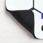 カフェインの分子 マウスパッド (コーナー)