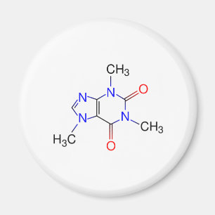 カフェインの分子 マグネット