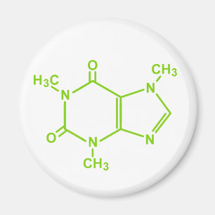 カフェインの分子 マグネット