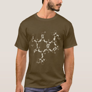 カフェインの分子 Tシャツ
