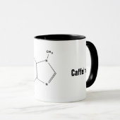 カフェインの化合物のコーヒー・マグ マグカップ (正面右)