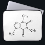 カフェインの化学式のコーヒー化学要素 ラップトップスリーブ<br><div class="desc">カフェインの化学式のコーヒー化学要素</div>