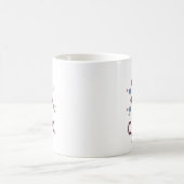 カフェインの化学式 コーヒーマグカップ (中央)