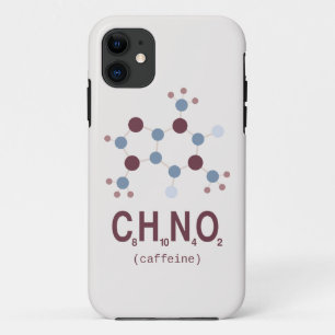 カフェインの化学式 iPhone 11 ケース