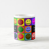 カフェインの多くの気分 コーヒーマグカップ (中央)