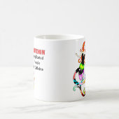 "カフェインの女性を"の人魚複雑にしました コーヒーマグカップ (中央)